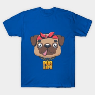 Pug Life pun design T-Shirt